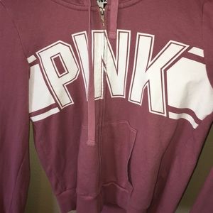 PINK zip up hoodie
